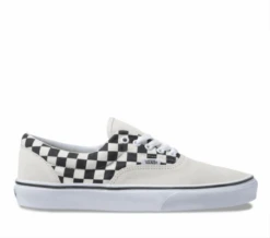 (Primary Check) Marshmallow/Black - Era Primary Check Marshmellow Sale Shoes By Vans