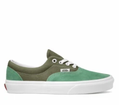 (Retro Sport) Deep Lichen Green/Creme De Menthe - ERA RETRO SPORT DEEP LICHEN GRN Sale Shoes By Vans