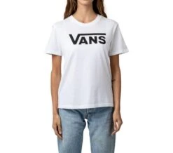 White - FLYING V CREW TEE WHITE Sale Shoes By Vans