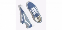(Chambray) Canvas True Navy/True White - Old Skool Chambray Navy White Sale Shoes By Vans