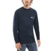 Navy - Retro Tall Type Navy Long Sleeve Tee Sale Shoes By Vans