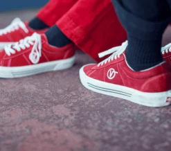 (Anaheim Factory) Og Red/Suede - SID DX ANAHEIM OG RED Sale Shoes By Vans