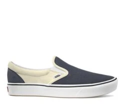 (Two Tone) Ebony/Classic White - COMFYCUSH SLIP-ON Sale Shoes By Vans
