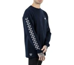 Navy - Vans X Harry Potter Ravenclaw Navy Long Sleeve Tee Sale Shoes By Vans