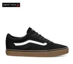 (Canvas) Black/Gum - WARD CANVAS BLACK GUM Sale Shoes By Vans