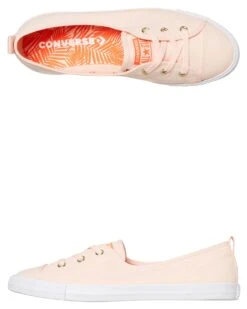 Womens Chuck Taylor All Star Ballet Shoe Washed Coral