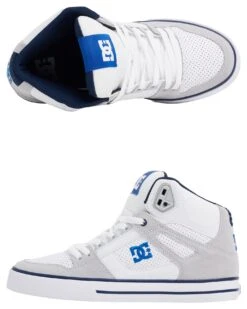 Mens Pure Hi Top Se Shoe White/Blue