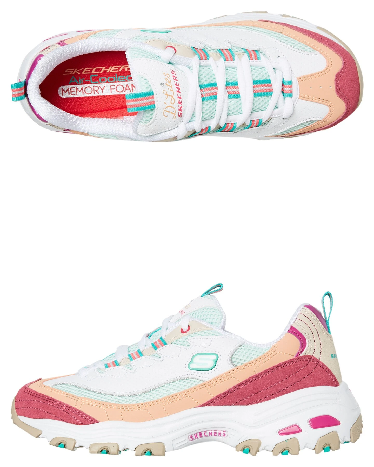 Womens D Lites Second Chance Shoe White Multi 3 Womens D Lites Second Chance Shoe White Multi