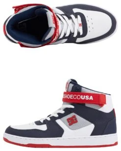 Mens Pensford Shoe White/Navy/Red